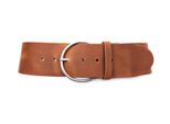 Vanzetti Pelle Cintura Hollywood Boulevard 60Mm Round Leather Belt W110 Cognac Marrone