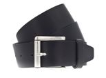 Vanzetti Pelle Cintura Denim Love 40Mm Leather Belt W85 Black Nero
