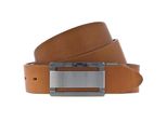 Vanzetti Pelle Cintura Classics 35Mm Full Leather Belt W90 Cognac Marrone