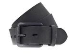 Vanzetti Pelle Cintura Denim Love 40Mm Full Leather Belt W80 Black Nero
