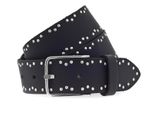 Vanzetti Pelle Cintura Denim Love 35Mm Full Leather Belt W110 Black Nero