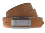 Vanzetti Pelle Cintura Classics 35Mm Full Leather Belt W85 Cognac Marrone