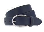 Vanzetti Pelle Cintura Classics 30Mm Cambered Leather Belt W75 Nightblue
