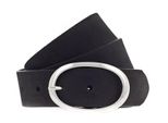 Vanzetti Pelle Cintura Classics 35Mm Full Leather Belt W75 Black Nero