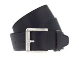 Vanzetti Pelle Cintura Denim Love 40Mm Leather Belt W75 Black Nero