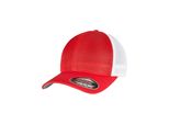 Flexfit 360T | Flexfit 360 Omnimesh Cap 2-Tone, Senza Chiusura - Colore: Rosso/Bianco - Taglia: L/Xl