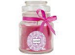 Candela Profumata Con Scritta "Lavender"" In Un Barattolo Di Caramelle, 120 G Di Cera - Durata Di Combustione Circa 30 Ore, Candela In Barattolo In Confezione Regalo"