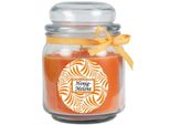 Candela Profumata Con Scritta "Honeydew Melon"" In Un Barattolo Di Caramelle, 300 G Di Cera - Autonomia Circa 70 Ore, Candela In Barattolo In Confezione Regalo"