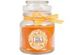 Candela Profumata Con Scritta "Honeydew Melon"" In Un Barattolo Di Caramelle, 120 G Di Cera - Durata Di Combustione Circa 30 Ore, Candela In Barattolo In Confezione Regalo"