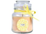Candela Profumata Con Scritta "Vanilla"" In Un Barattolo Di Caramelle, 120 G Di Cera - Durata Di Combustione Circa 30 Ore, Candela In Barattolo In Confezione Regalo"