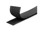 Nastro Con Gancio E Anello Pro Home, Nastro Autoadesivo Con Gancio E Anello Extra Forte - Larghezza 2Cm, Lunghezza 3M ( 6X 0,5M ) - Nero