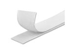 Nastro Con Gancio E Anello Pro Home, Nastro Autoadesivo Con Gancio E Anello Extra Forte - Larghezza 2Cm, Lunghezza 3M ( 6X 0,5M ) - Bianco