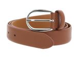 Vanzetti Pelle Cintura Classics 30Mm Cambered Leather Belt W110 Cognac Marrone