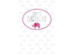 Biglietto Artebene Elefante Di Compleanno