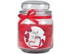 Candela Profumata In Barattolo Per La Festa Della Mamma, Fragranza: Rosa (Rossa), 300G - Dura Fino A 70 Ore