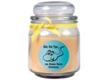 Candela Profumata In Barattolo Di Caramelle Per La Festa Del Papà, Fragranza: Vaniglia ( Giallo ), 300G - Brucia Fino A 70 Ore
