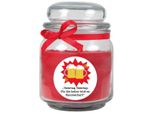 Candela Profumata In Barattolo Per La Festa Del Papà, Fragranza: Rosa (Rossa), 300 G - Dura Fino A 70 Ore