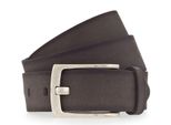 Vanzetti Pelle Cintura 40Mm Leather Belt W100 Dark Earth Marrone Scuro