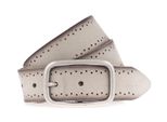 Mustang Pelle Cintura Woman´S Belt 3.5 W75 Dark Vanilla Beige