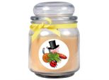 Candela Profumata In Un Barattolo Di Caramelle "Buona Fortuna"", Fragranza: Vaniglia ( Giallo ), 300G - Brucia Fino A 70 Ore"