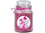 Candela Profumata In Barattolo Di Caramelle "Grazie"", Fragranza: Lavanda (Viola), 500G - Dura Fino A 110 Ore"