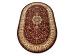Tappeto Royal Adr Ovale Disegno 521 Chiaretto Rosso 100X180 Cm