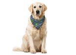Abakuhaus Bandana Per Animali Domestici Orient, Damasco Orientale, 40X40 Cm, Giallo Verde Acqua