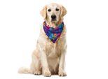 Abakuhaus Bandana Per Animali Domestici Con Fiori, Bouquet Vintage Rigoglioso, 40X40 Cm, Multicolore