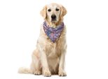 Abakuhaus Bandana Marocchina Per Animali Domestici, Motivo A Stelle, 40X40 Cm, Multicolore