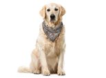 Abakuhaus Bandana Geometrica Per Animali Domestici, Motivo A Clessidra, 55X55 Cm, Multicolore