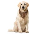 Abakuhaus Bandana Per Animali Domestici Mandala, Motivi Floreali Vintage Paisley, 55X55 Cm, Multicolore