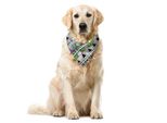 Abakuhaus Bandana Orientale Per Animali Domestici, Disegno Tribale A Triangoli, 55X55 Cm, Multicolore
