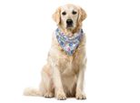 Abakuhaus Bandana Per Animali Domestici Con Fiori, Fiori Primaverili, 55X55 Cm, Multicolore