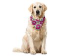 Abakuhaus Bandana Geometrica Per Animali Domestici, Design Colorato E Elaborato, 55X55 Cm, Multicolore