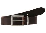 Lloyd Pelle Cintura Fashion Leather Belt W80 Dark Brown Marrone