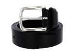 Vanzetti Pelle Cintura 35Mm Full Leather Belt W80 Black Nero