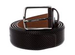 Vanzetti Pelle Cintura 35Mm Leather Belt W85 Dark Brown Marrone
