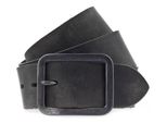 Vanzetti Pelle Cintura Leather Belt W80 Black Nero