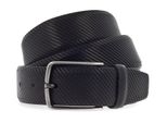 Vanzetti Pelle Cintura 35Mm Leather Belt W85 Black Nero