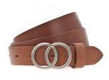 Vanzetti Pelle Cintura 28Mm Leather Belt W105 Cognac Marrone