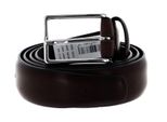 Saddler Pelle Cintura Flen Belt W90 Dark Brown Marrone