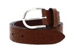 Mustang Pelle Cintura Croco Belt 3.0 W75 Baileys Marrone