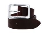 Mustang Pelle Cintura Woman´S Leather Belt 3.5 W75 Dark Brown Marrone