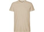 Neutral O61001 | Maglietta Uomo Aderente + Gots - Colore: Sabbia - Taglia: Xl