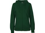 Neutral O83301 | Felpa Con Cappuccio Con Zip Da Donna - Colore: Verde Bottiglia - Taglia: S