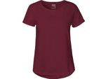 Neutral O80012 | Maglietta Da Donna Con Maniche Arrotolate / Maglia Single Jersey - Colore: Bordeaux - Taglia: Xxl