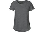 Neutral O80012 | Maglietta Da Donna Con Maniche Arrotolate / Maglia Single Jersey - Colore: Dark Heather - Taglia: M