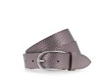 Vanzetti Pelle Cintura Glitter Radiance 30Mm Metallic Belt W100 Silvergrey Metallic Grigio