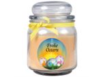 Candela Profumata Come Regalo Di Pasqua (Profumo Di Vaniglia), Design: Uova Di Pasqua - Candela Come Decorazione Pasquale - 300G. Cera Con Circa 70 Ore Di Combustione