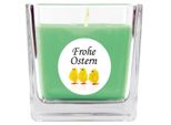 Candela Profumata Come Regalo Di Pasqua (Fragranza Coconut Limes), Design: Pulcino - Candela Come Decorazione Pasquale - 190G. Cera Con Circa 50 Ore Di Combustione
